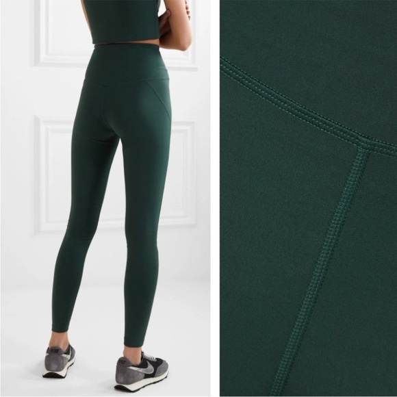 Girlfriend Collective Dark Green Activewear high rise  Leggings size medium - Picture 2 of 15